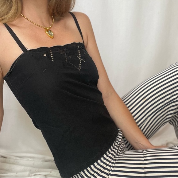 Vintage 70s Emmanuelle Khanh Cut Out Camisole - Picture 10 of 14